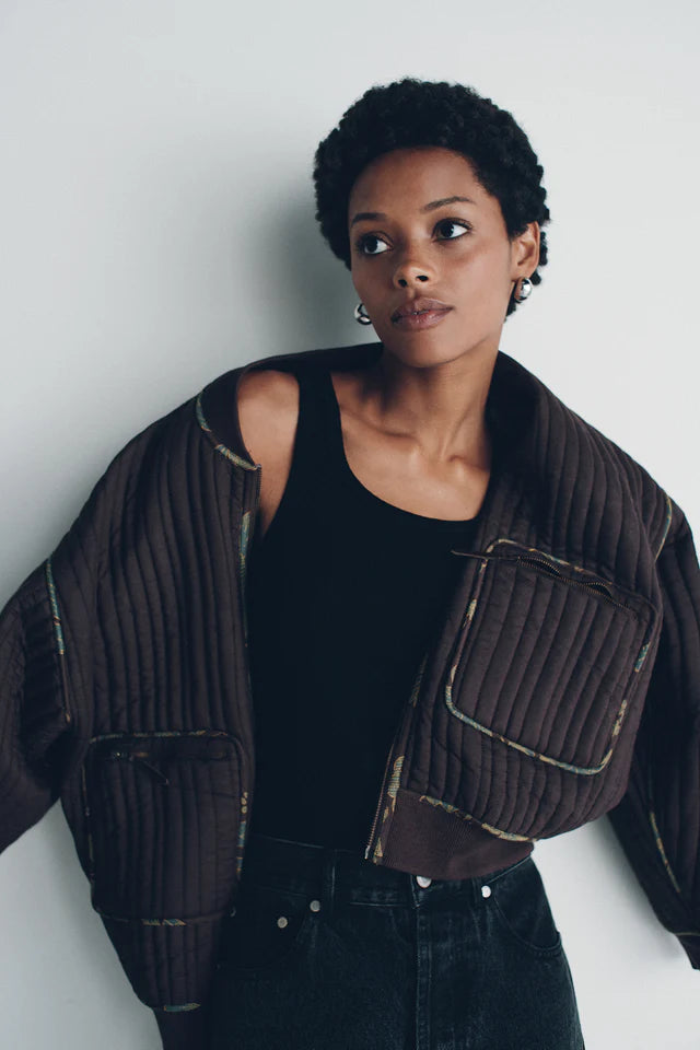 Hansen & Gretel - Jai Reversable Quilted Bomber