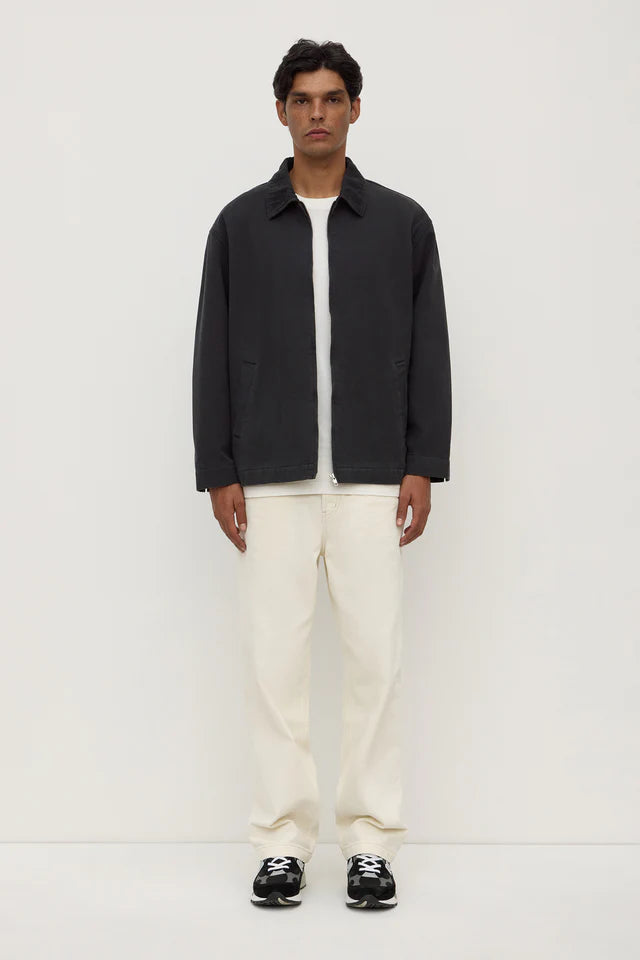 Assembly Label - Joey Cotton Jacket - Washed Black