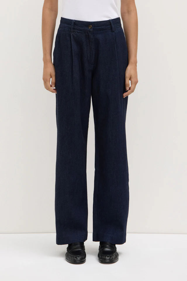 Assembley Label - Kiera Recycled Denim Pleat Front Pant