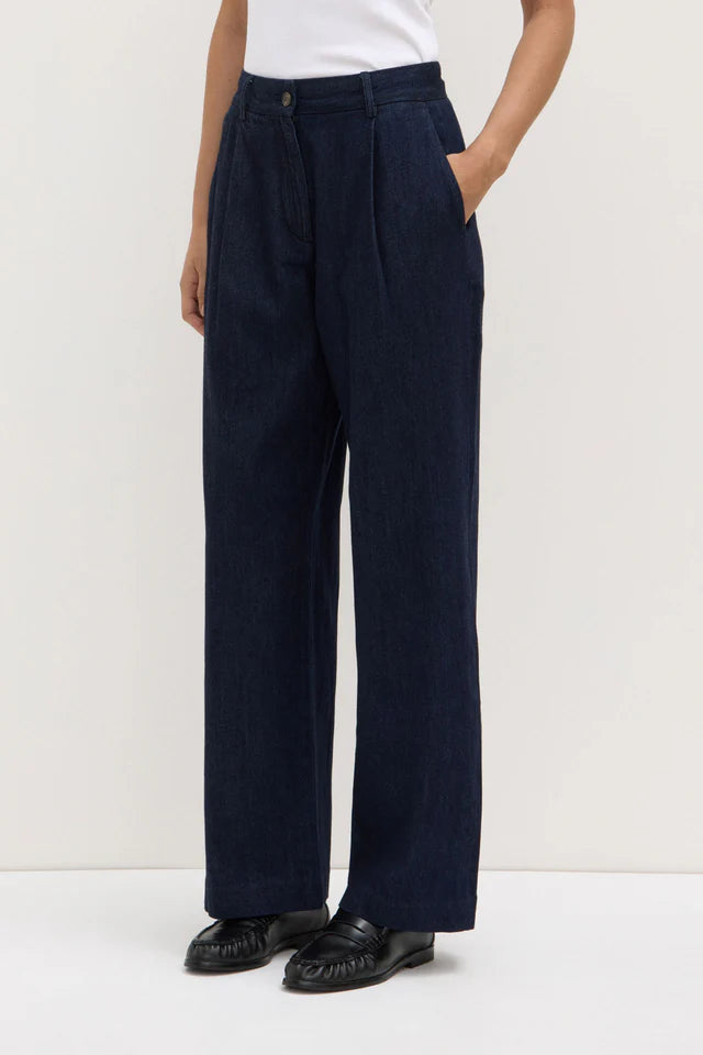 Assembley Label - Kiera Recycled Denim Pleat Front Pant