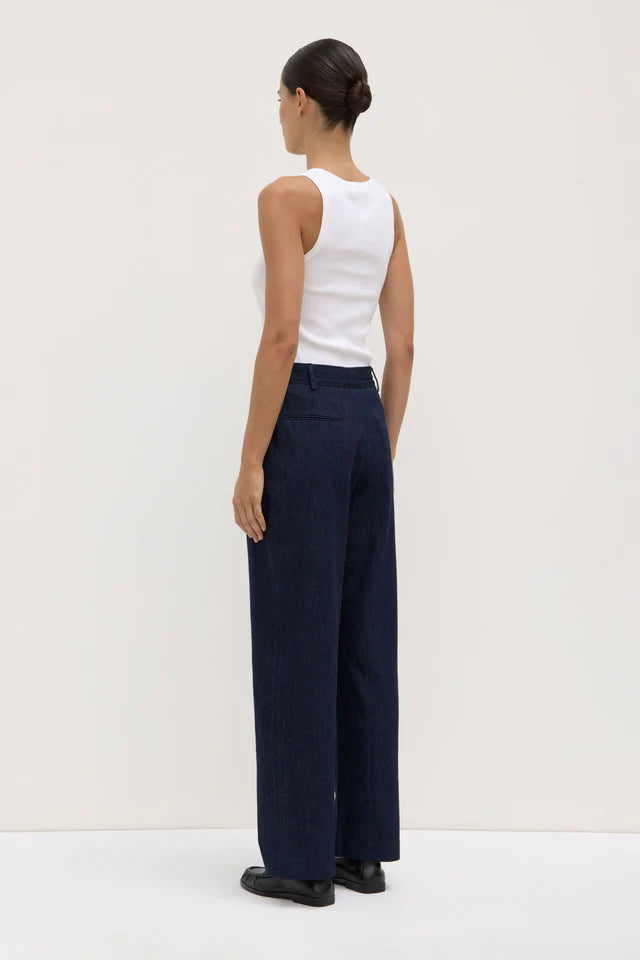 Assembley Label - Kiera Recycled Denim Pleat Front Pant