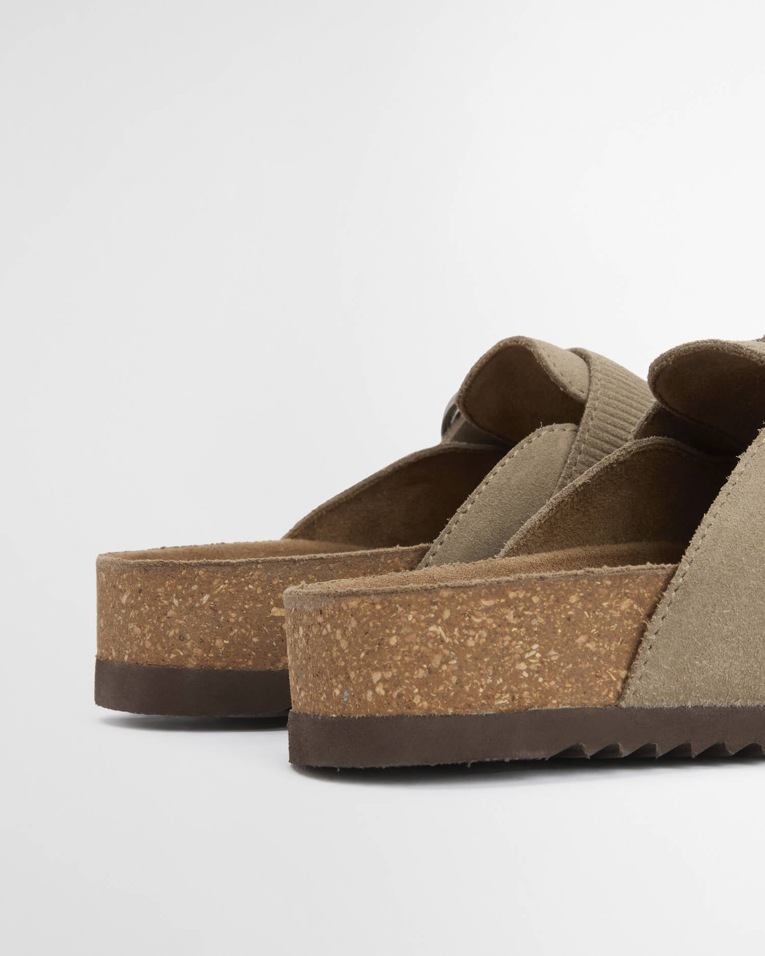 Barbour - Kyra Closed Toe Sandal - Taupe Suede