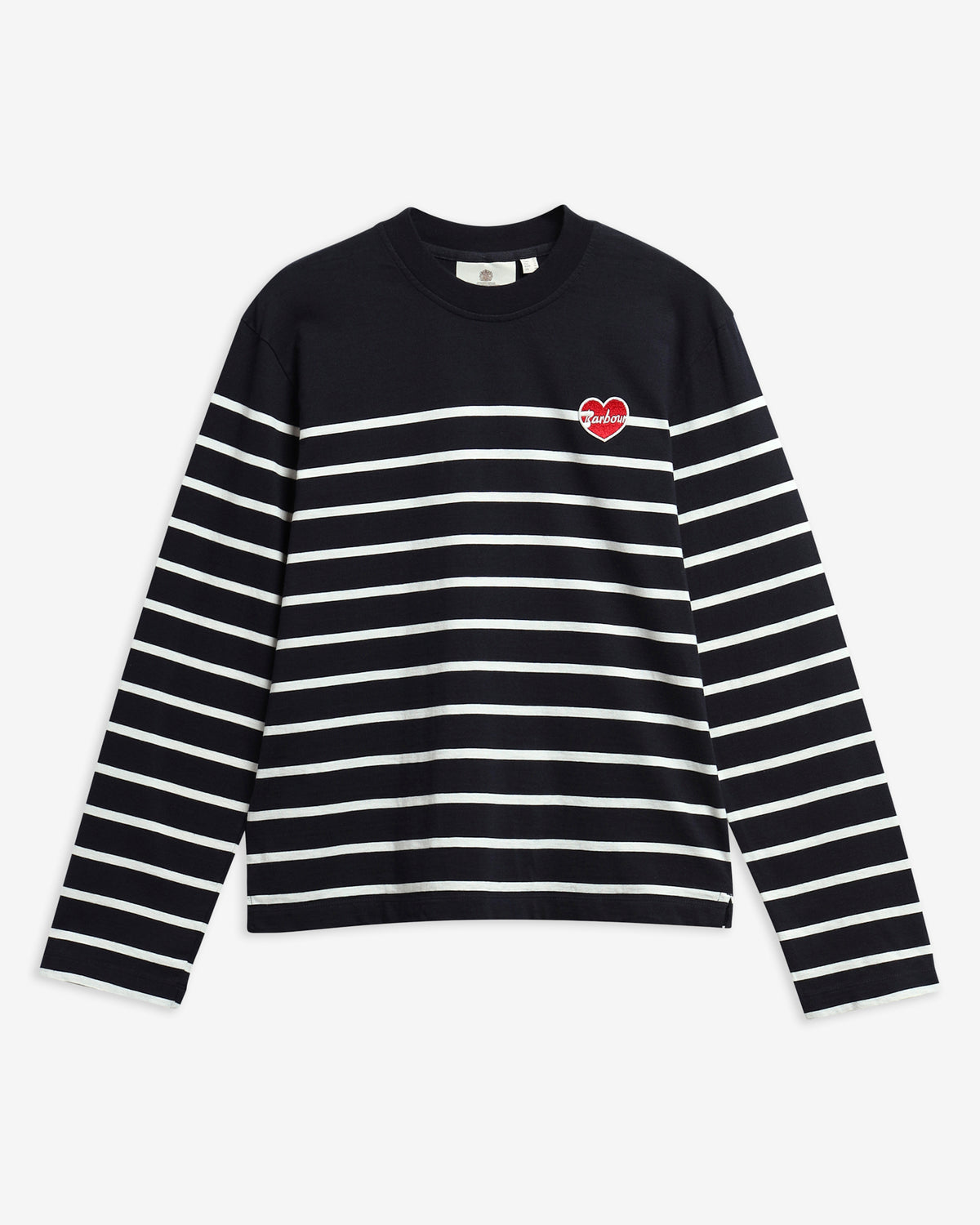 BARBOUR - HARLING STRIPED TOP - DARK NAVY/CLOUD