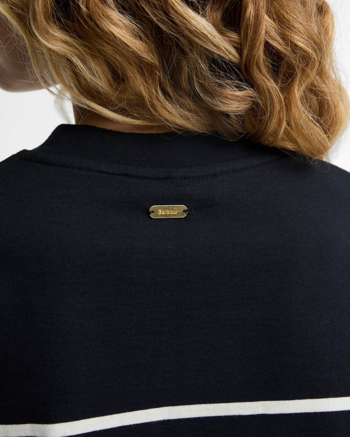 BARBOUR - HARLING STRIPED TOP - DARK NAVY/CLOUD