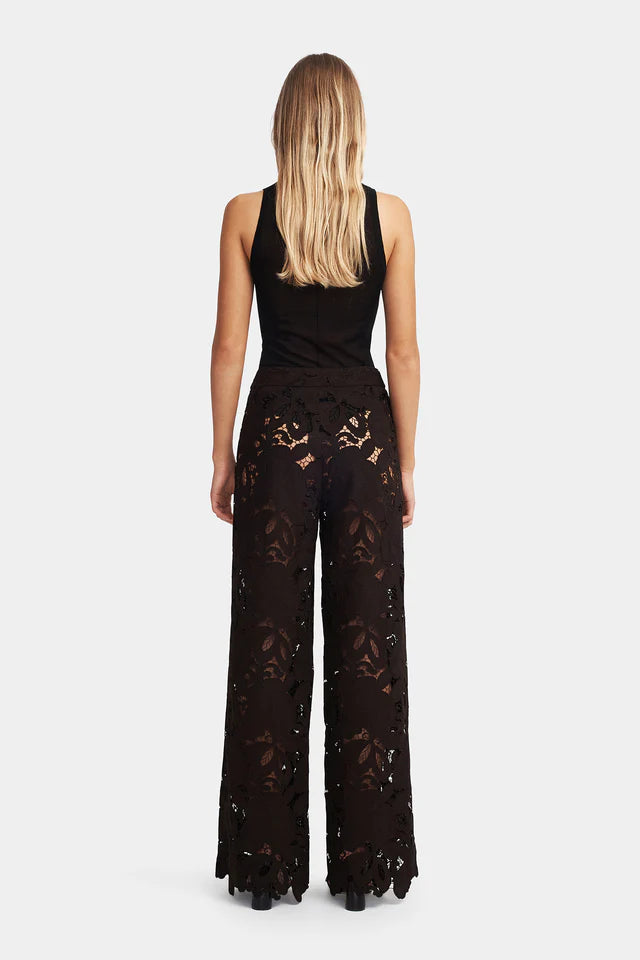 Hansen & Gretel - Lotus Lace Pant - Black