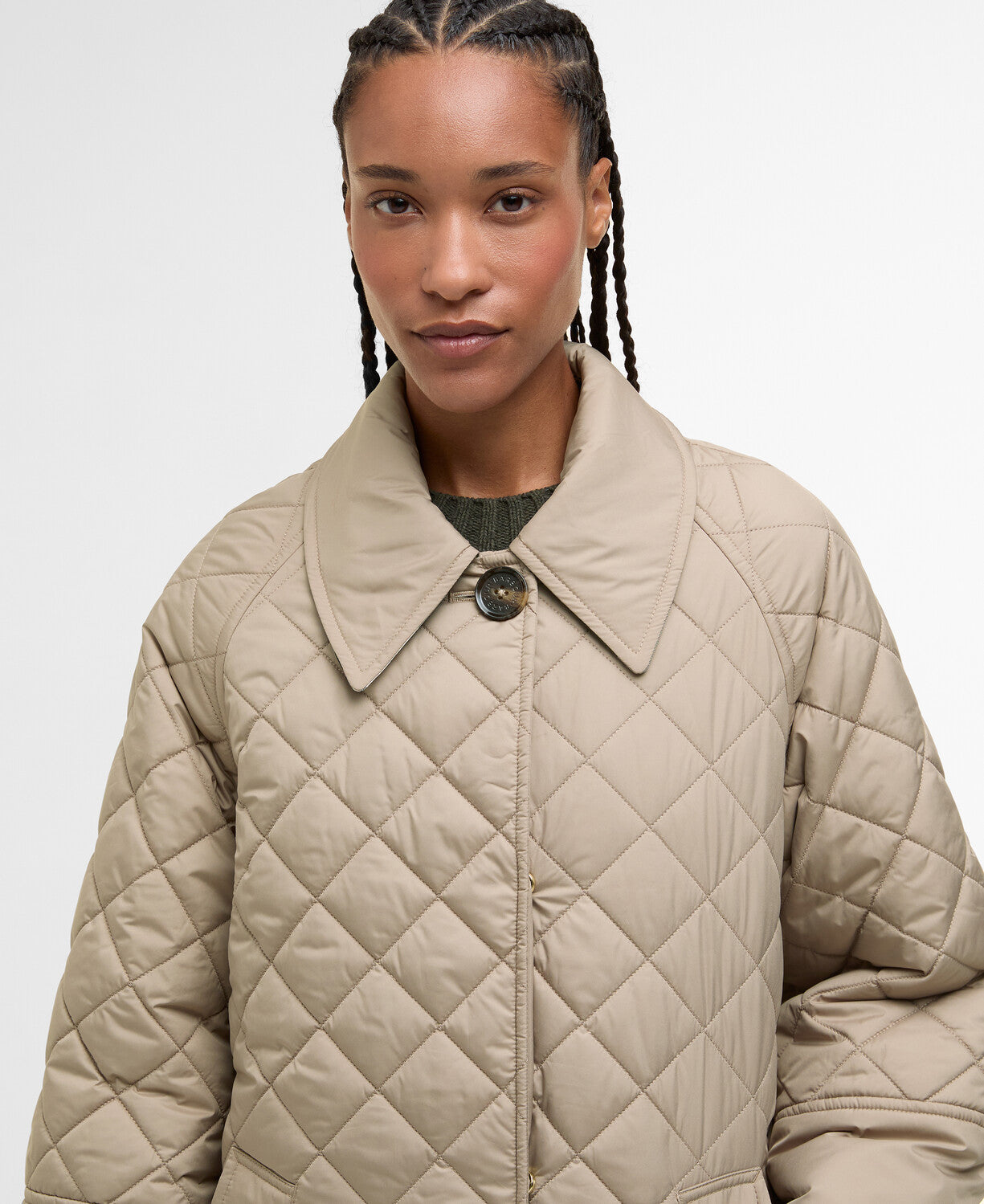 Barbour - Cara Quilted Jacket - Honey/Ancient Poplar