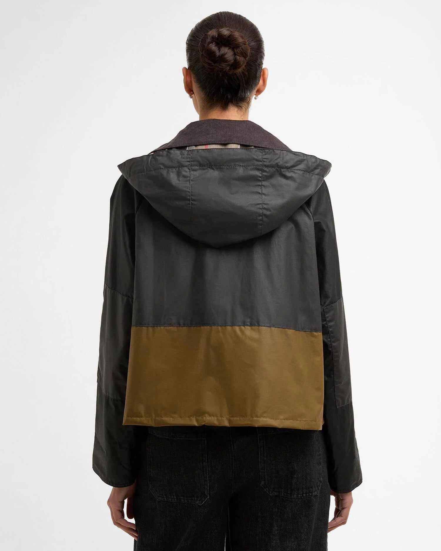 Barbour - Liza Wax Jacket - Black/Grey/Sand/Dress