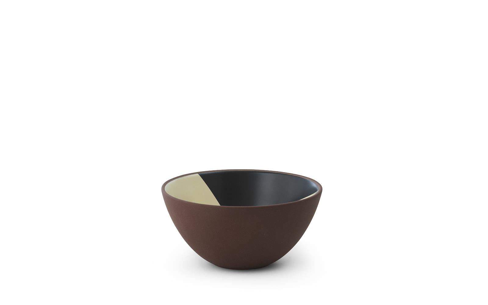 Normann Copenhagen - Line Bowl 15cm - Black/cream