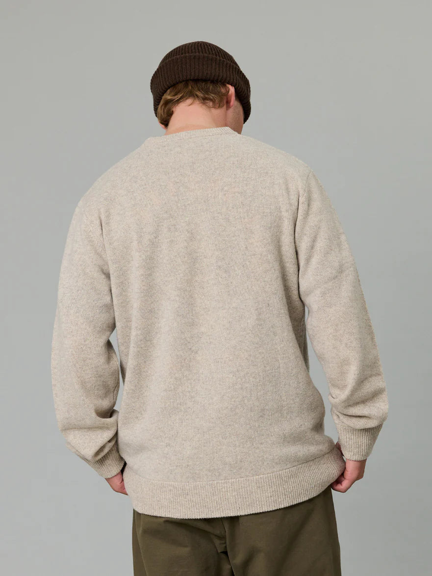 Just Another Fisherman - Merino Sea Crew - Grey Feather