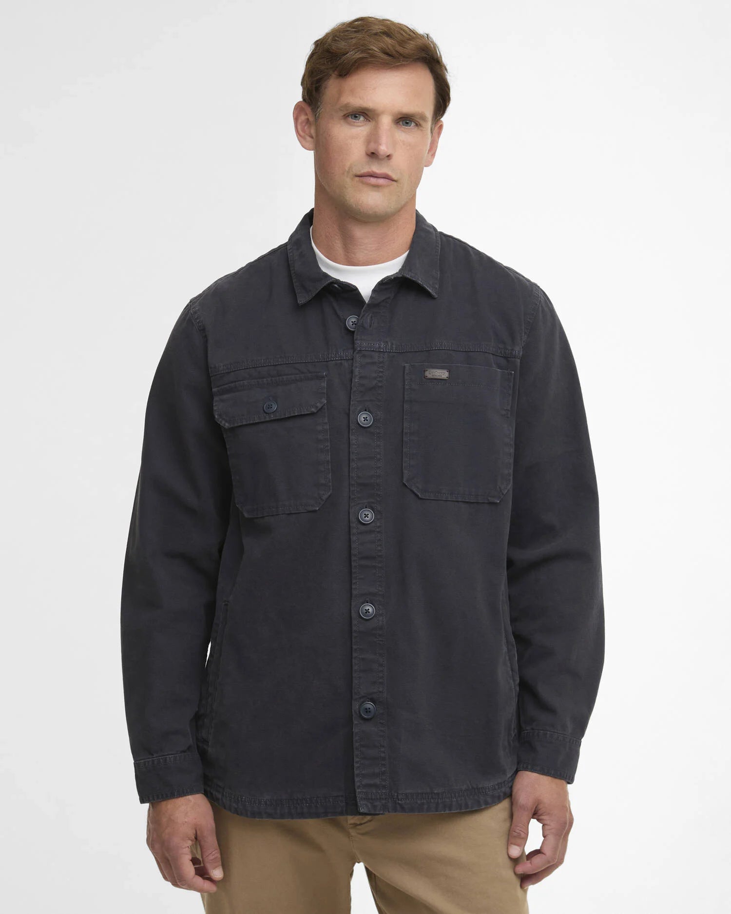 Barbour - Lingfield Canvas Overshirt - Navy