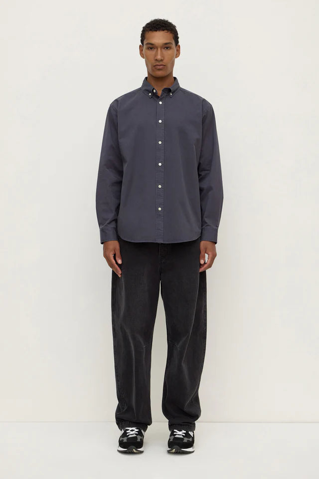 Assembly Label - Maclean Long Sleeve Shirt - True Navy