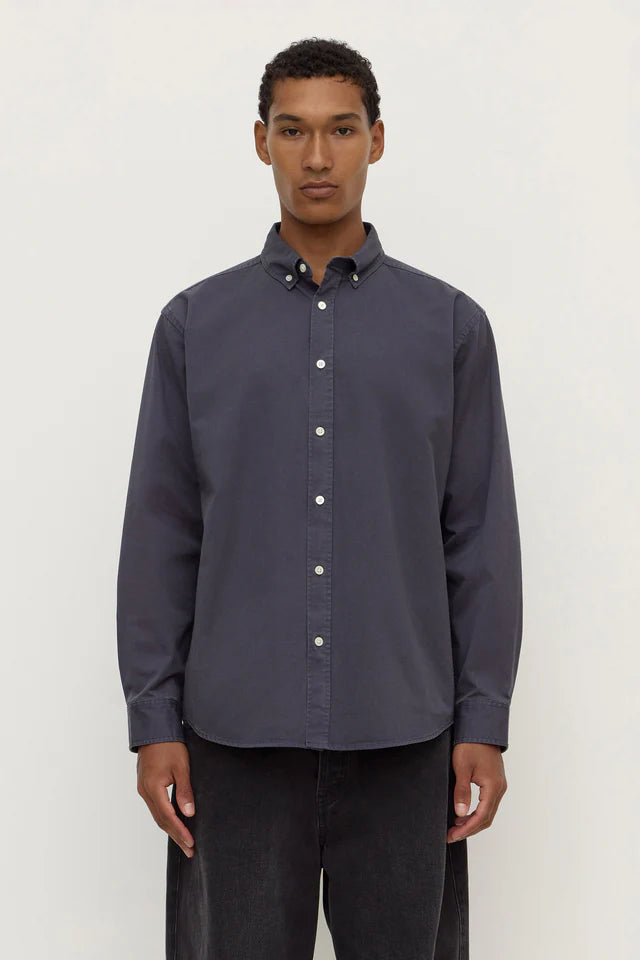 Assembly Label - Maclean Long Sleeve Shirt - True Navy