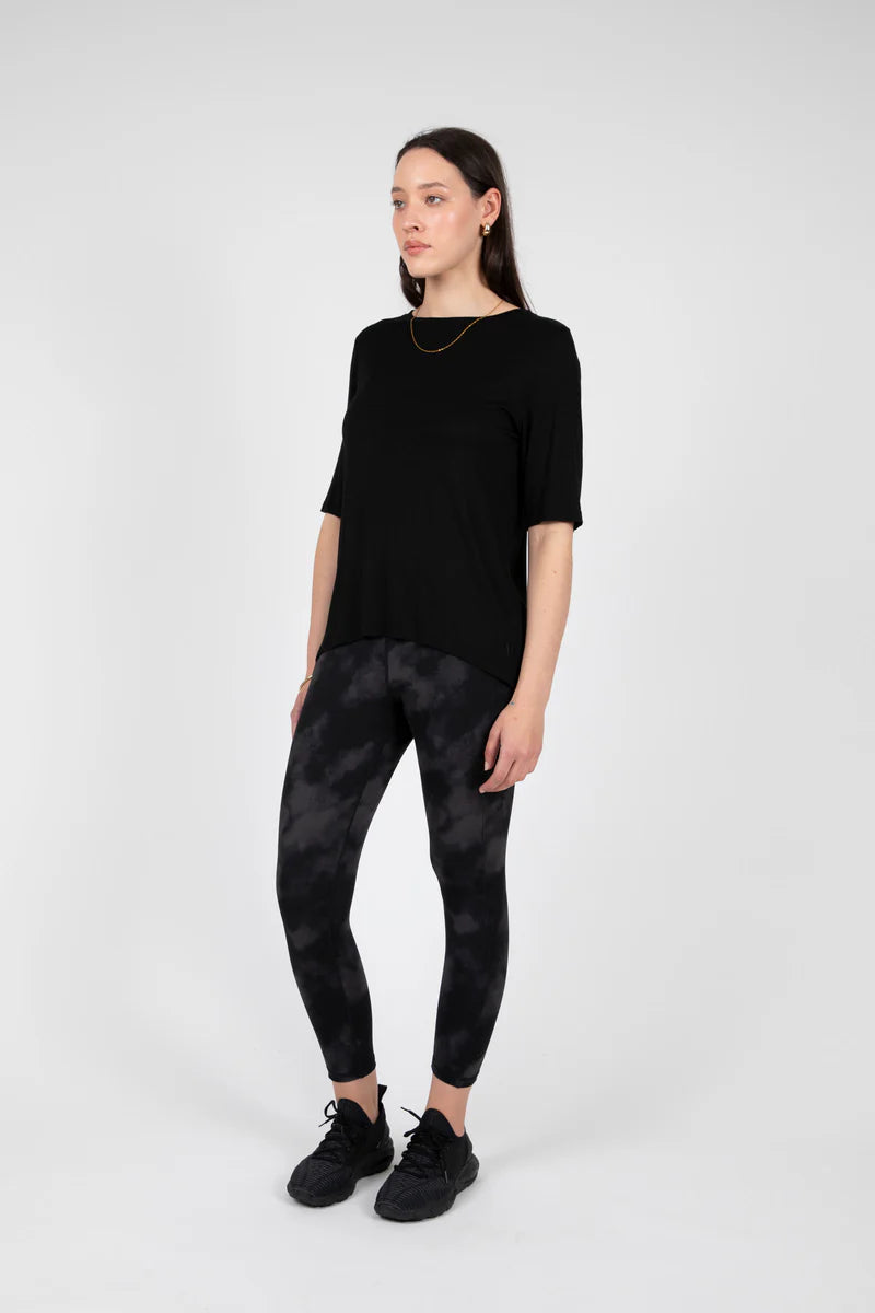 Marlow - Anytime 3/4 Sleeve Tee - Black