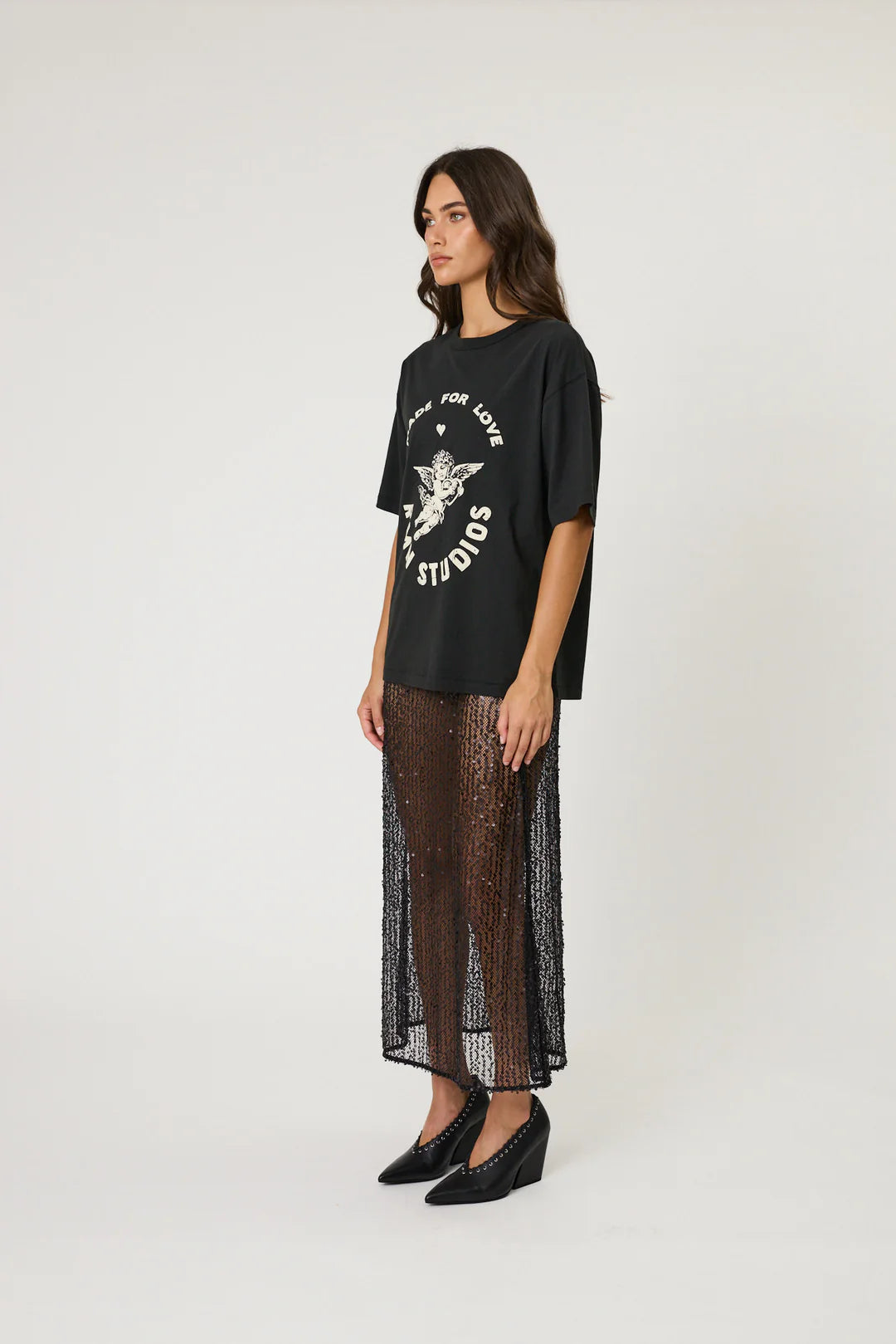 Remain - Lovestruck Tee - Washed Black