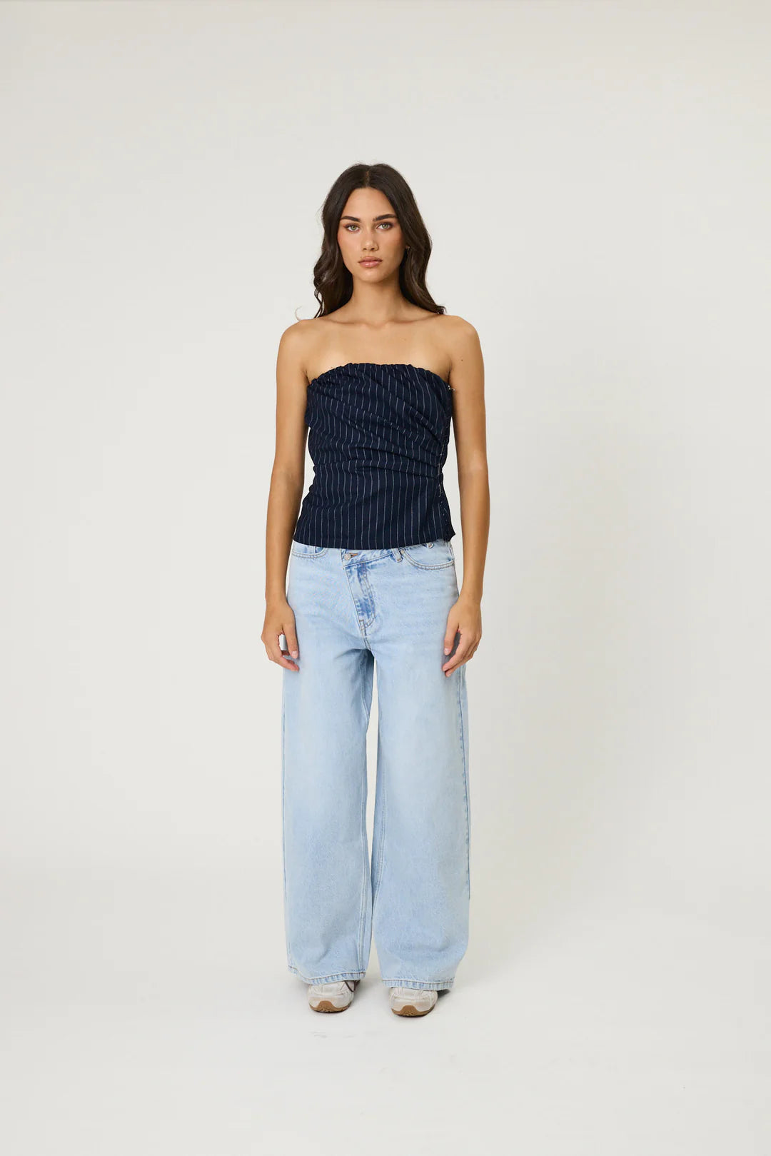 Remain - Everley Bodice - Midnight Stripe