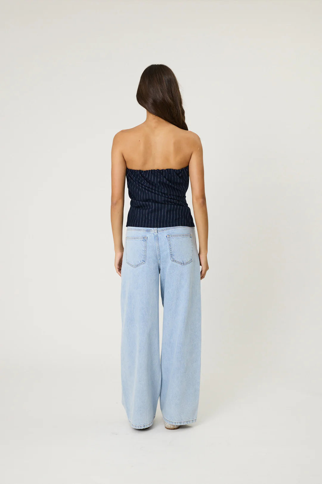 Remain - Everley Bodice - Midnight Stripe