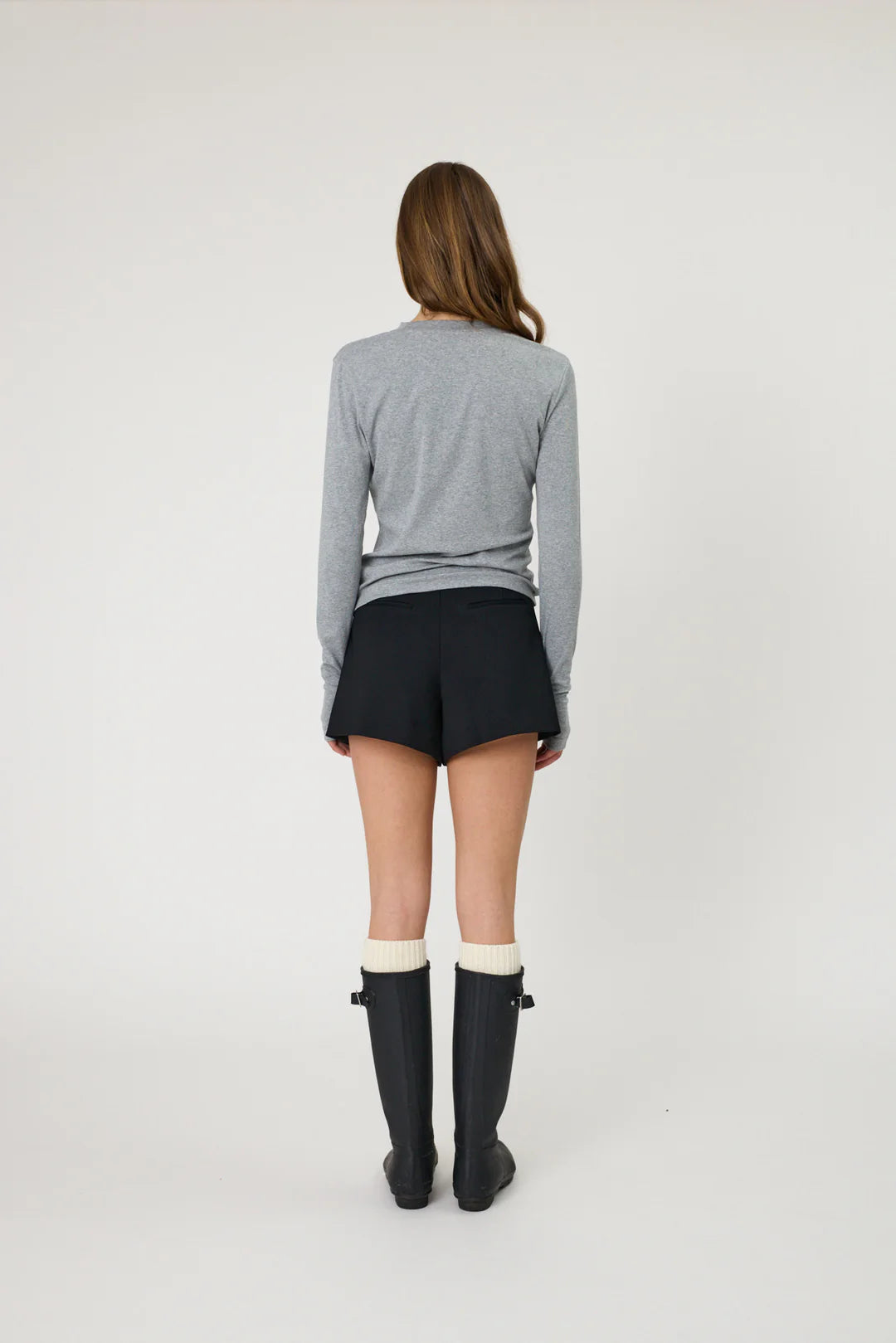 Remain - Denver Long Sleeve - Grey Marle