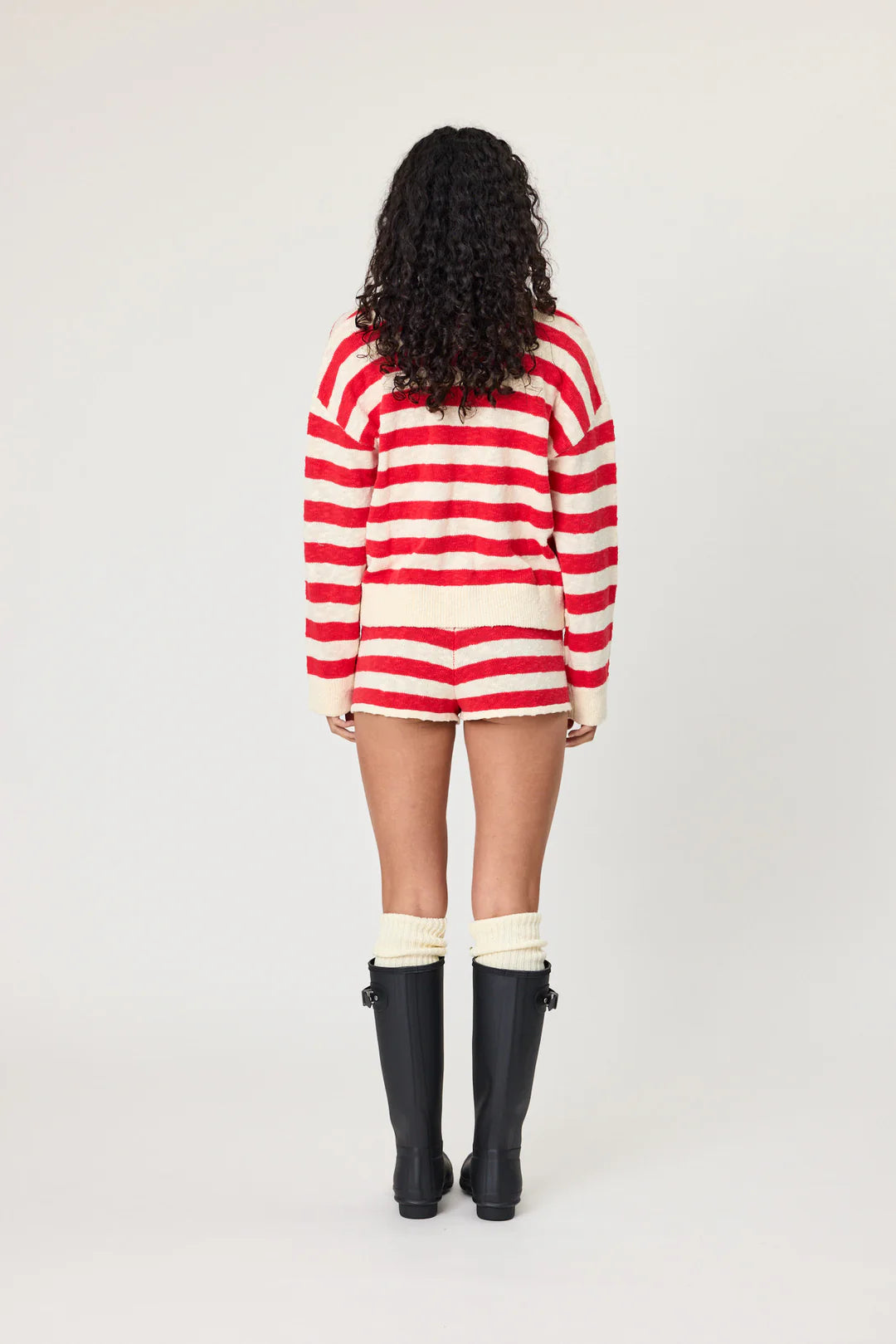Remian - Ivy Cardigan - Chilli Stripe