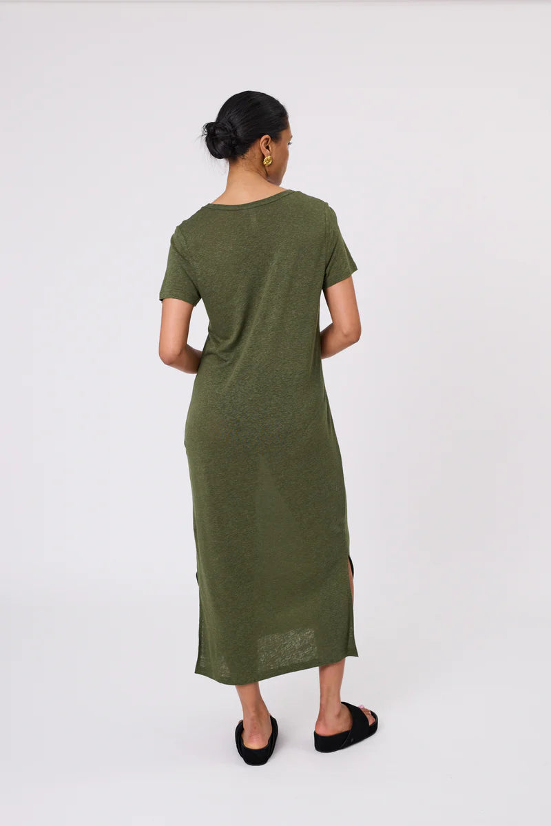 Malow - Noto T-Shirt Dress - Cypress