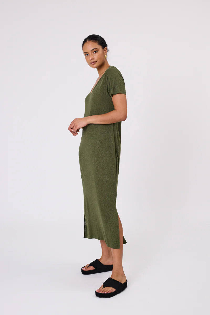 Malow - Noto T-Shirt Dress - Cypress
