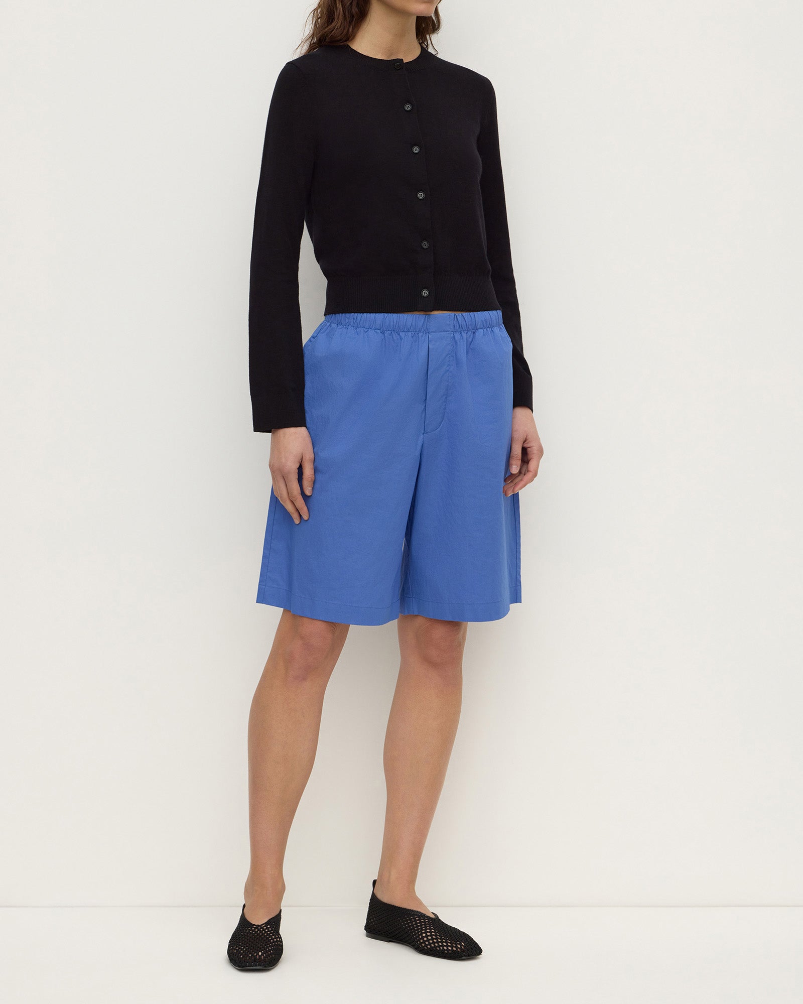Assembly Label - Orina Cotton Cashmere Cardigan - Black