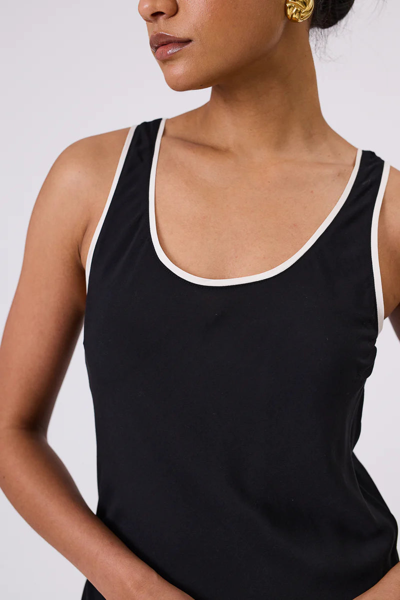 Marlow - Phase Bias Maxi Dress - Black/Ivory