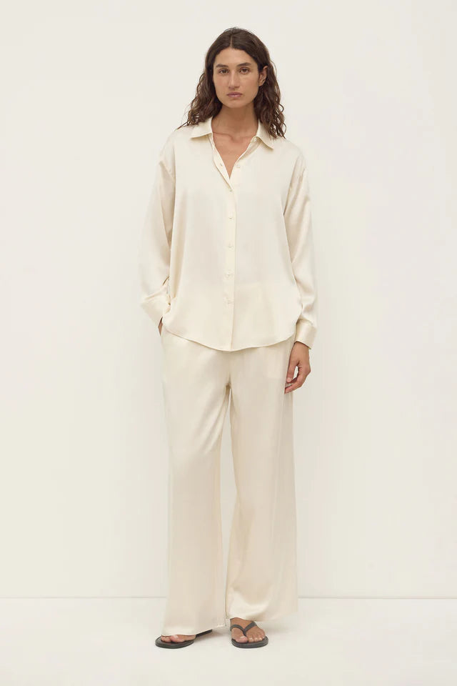Assembly Label - Pippa Silk Shirt - Cream