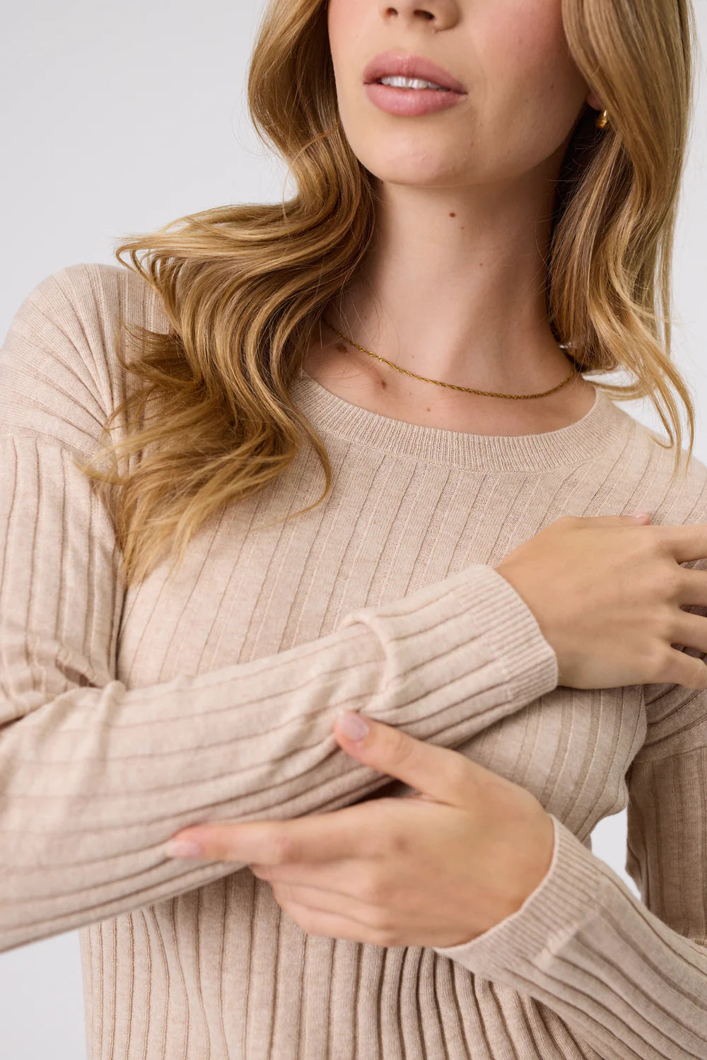 Marlow - Reign Long Sleeve Knit - Wheat