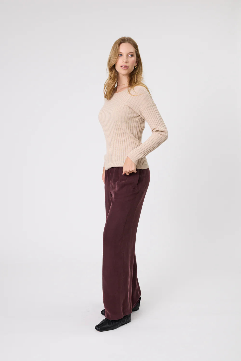 Marlow - Reign Long Sleeve Knit - Wheat