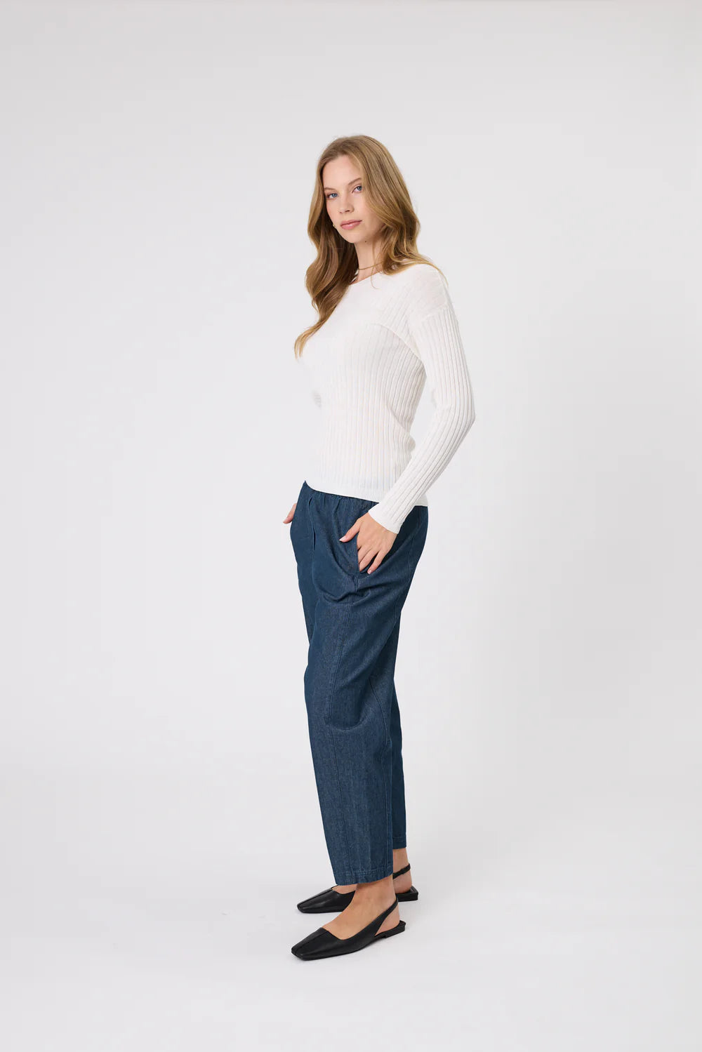 Marlow - Rotate Denim Pant - Ink Wash