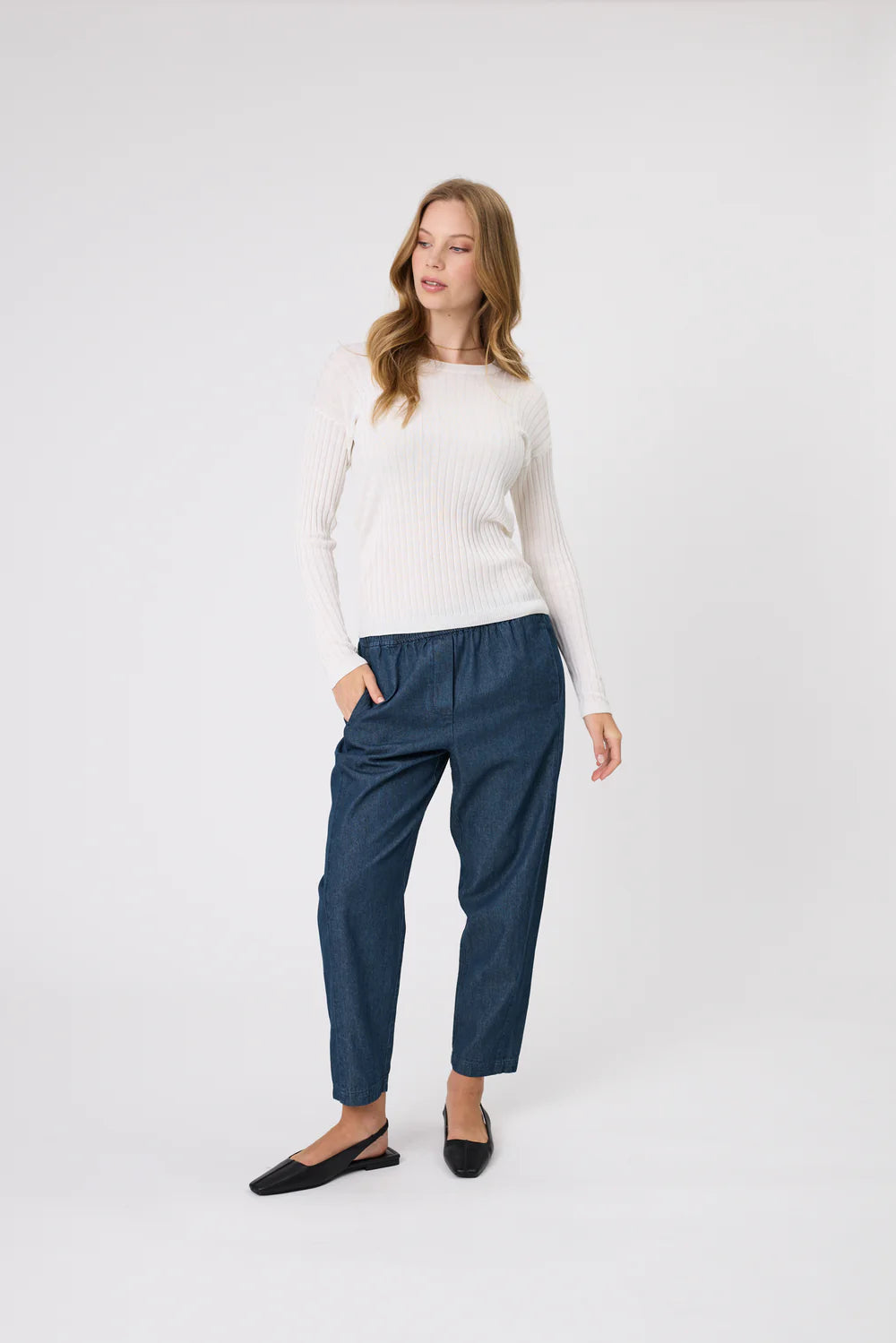 Marlow - Rotate Denim Pant - Ink Wash