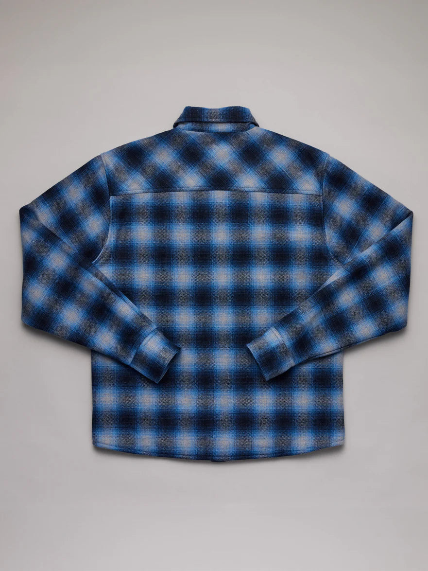 Just Another Fisherman - Seaport Shearling Jacket - Light Blue Check