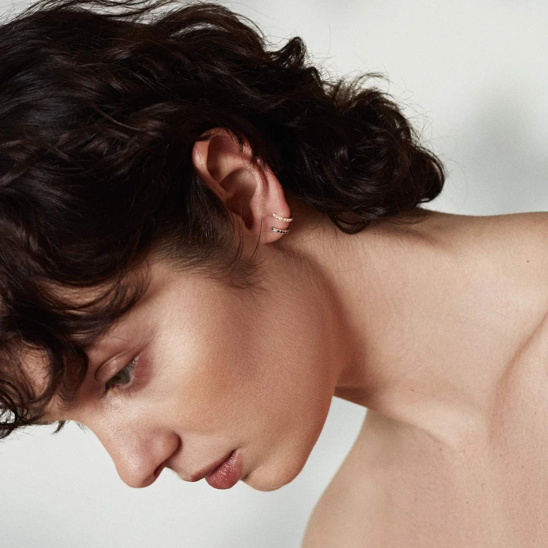 Silk & Steel - Superfine Petite Eternity Sleepers