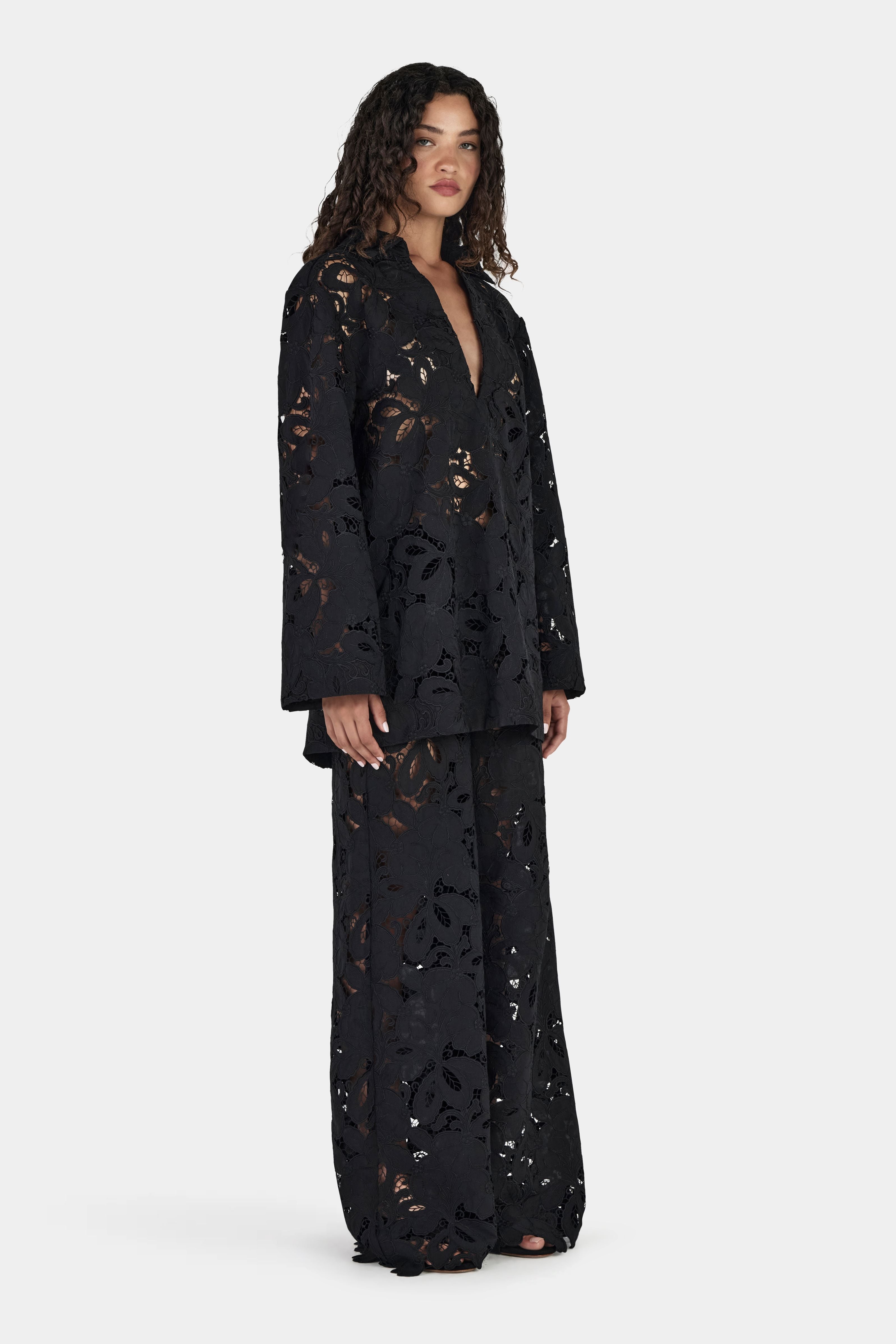 Hansen & Gretel - Silla Lace Top - Black