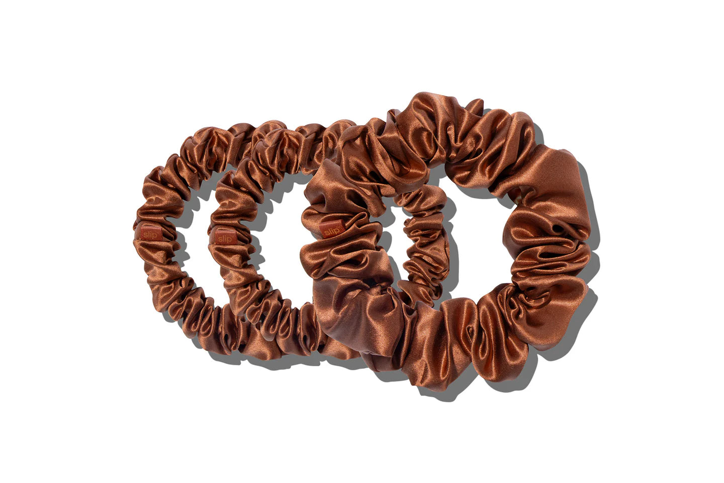 Slip - BACK TO BASICS BLACK MIDI/LARGE SCRUNCHIE SET