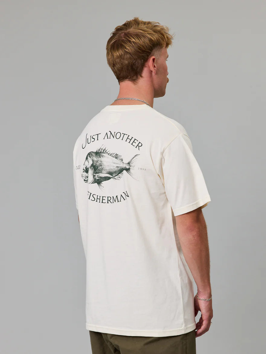 Just Another Fisherman - Snapper Sea Tee - Antique White