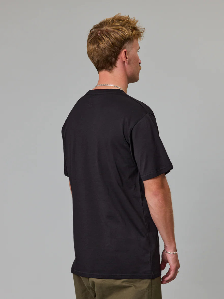 Just Another Fisherman - Stamp Sea Tee - Black