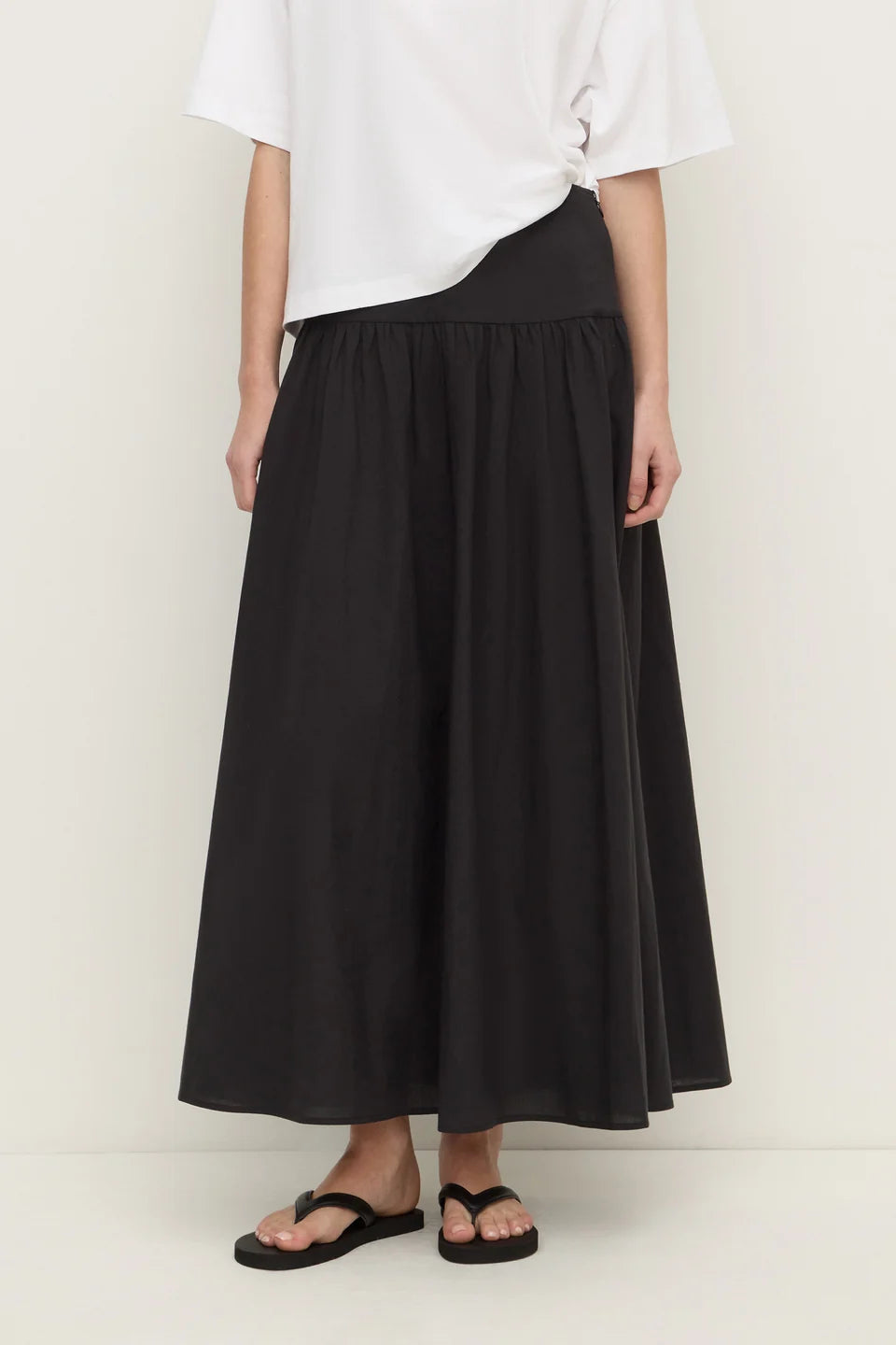 ASSEMBLY LABEL - SARAH MAXI SKIRT - BLACK