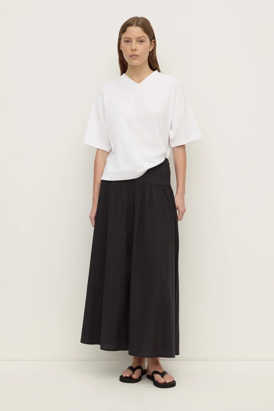 ASSEMBLY LABEL - SARAH MAXI SKIRT - BLACK