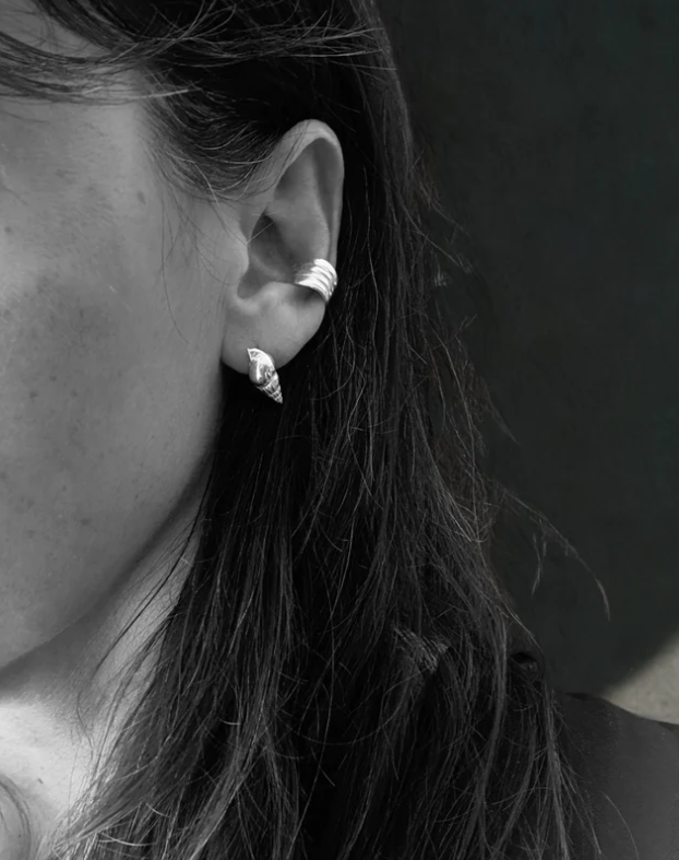 Rachel Stichbury - Scalloped Organic Ear Cuff