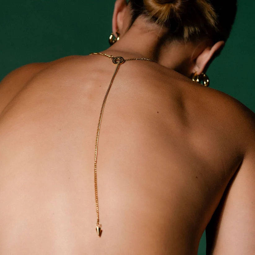 Silk & Steel - Orbit Lariat - Silver