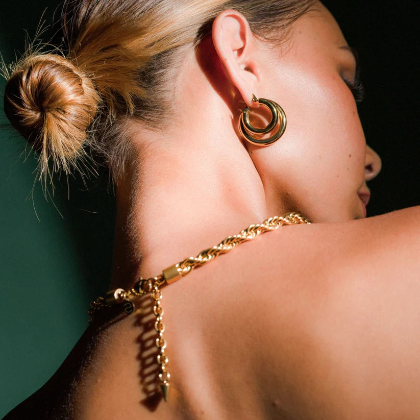 Silk & Steel - Eclipse Necklace - Silver