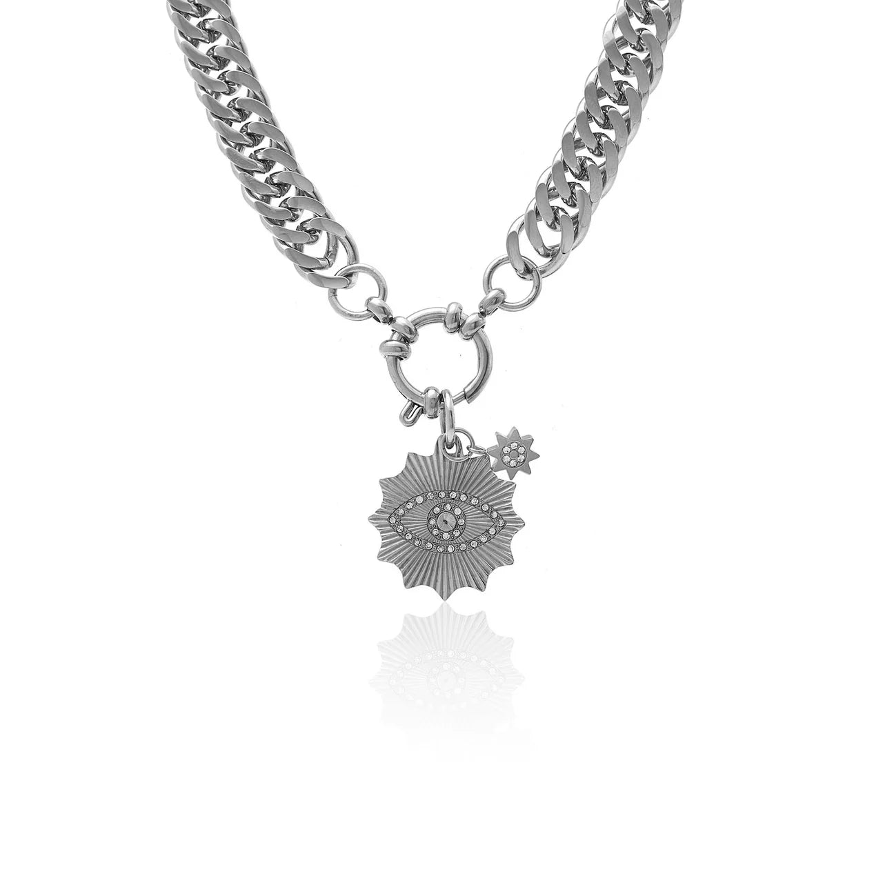 Silk & Steel - Nova Necklace - Silver