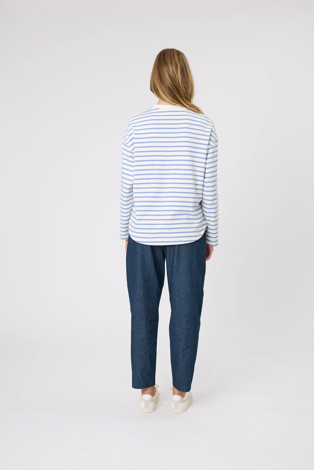 Marlow - Solo Crew Sweat - Powder Stripe