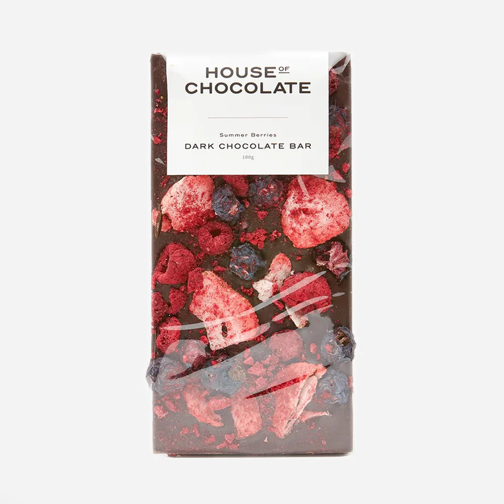House Of Chocolate - Summer Berry Dark Chocolate Bar