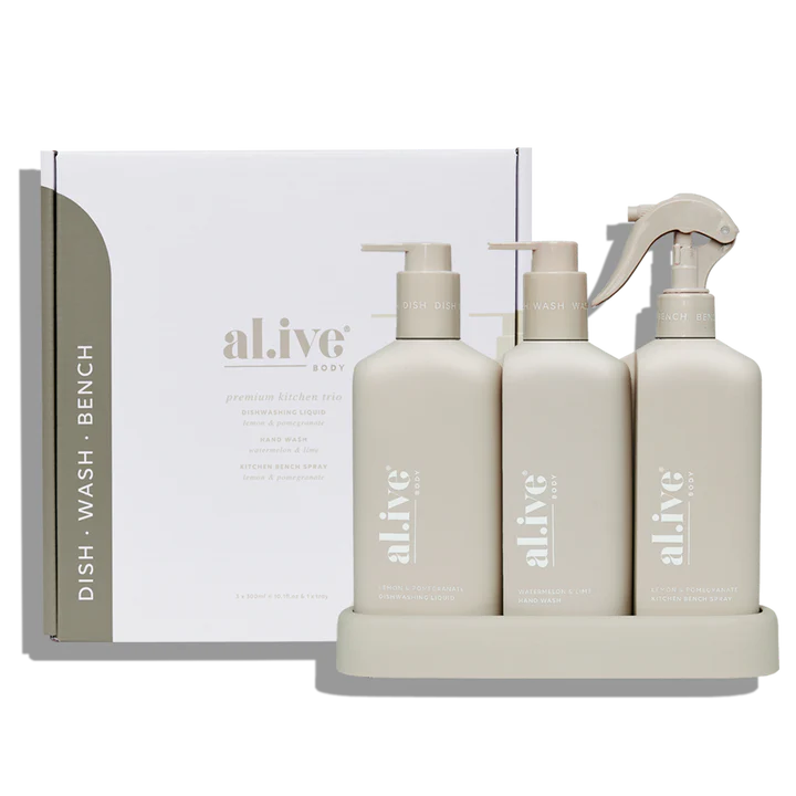 al.ive - Kitchen Trio - lemon & pomegranate+ watermelon & lime