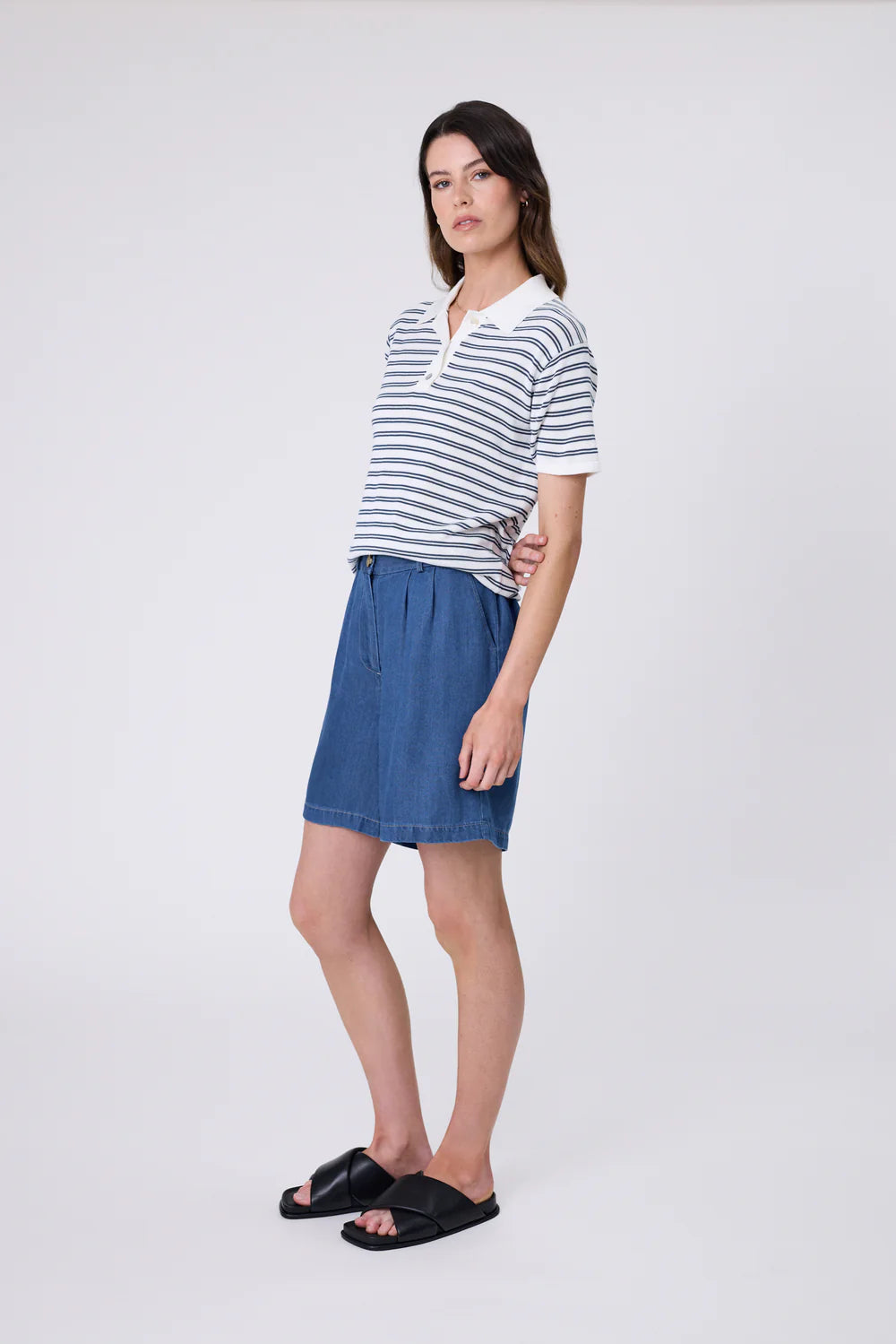 Marlow - Vista Bermuda Short - Mid Wash
