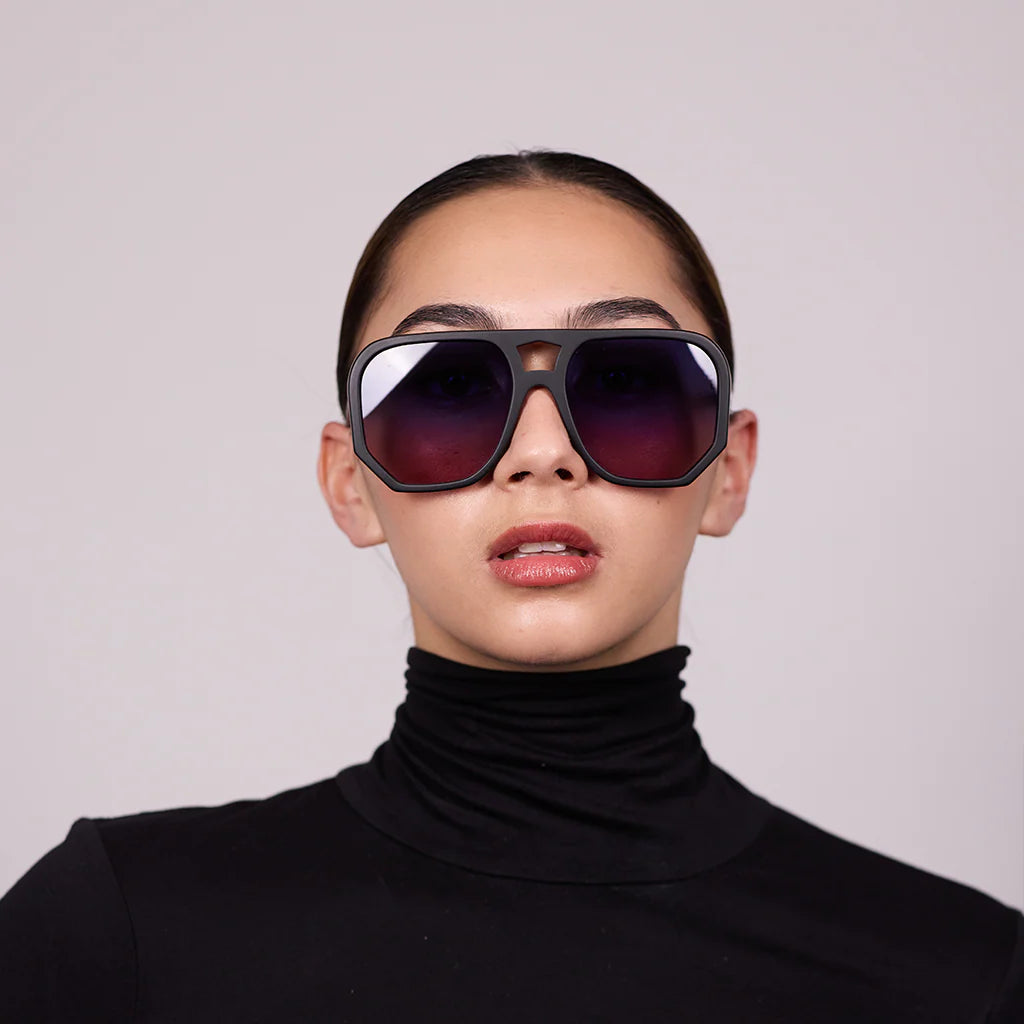 Age Eyeweear - Wager - Black -Blue - Red Lens