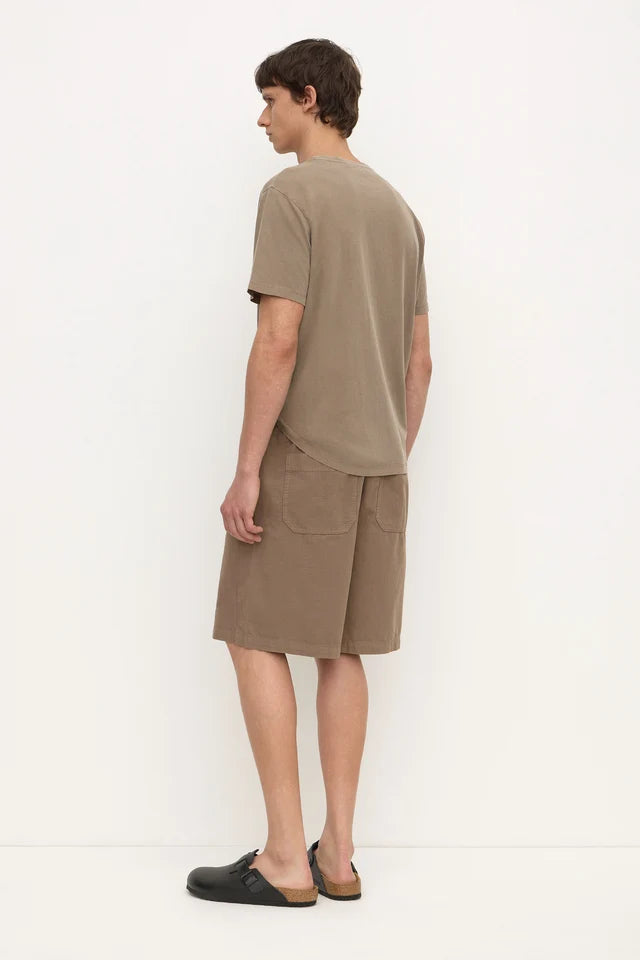 ASSEMBLY LABEL - WALLACE RIPSTOP SHORT - DARK SAND