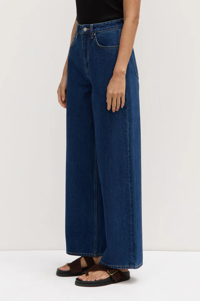 Assembly Label - Wide Leg Jean - Heritage Blue